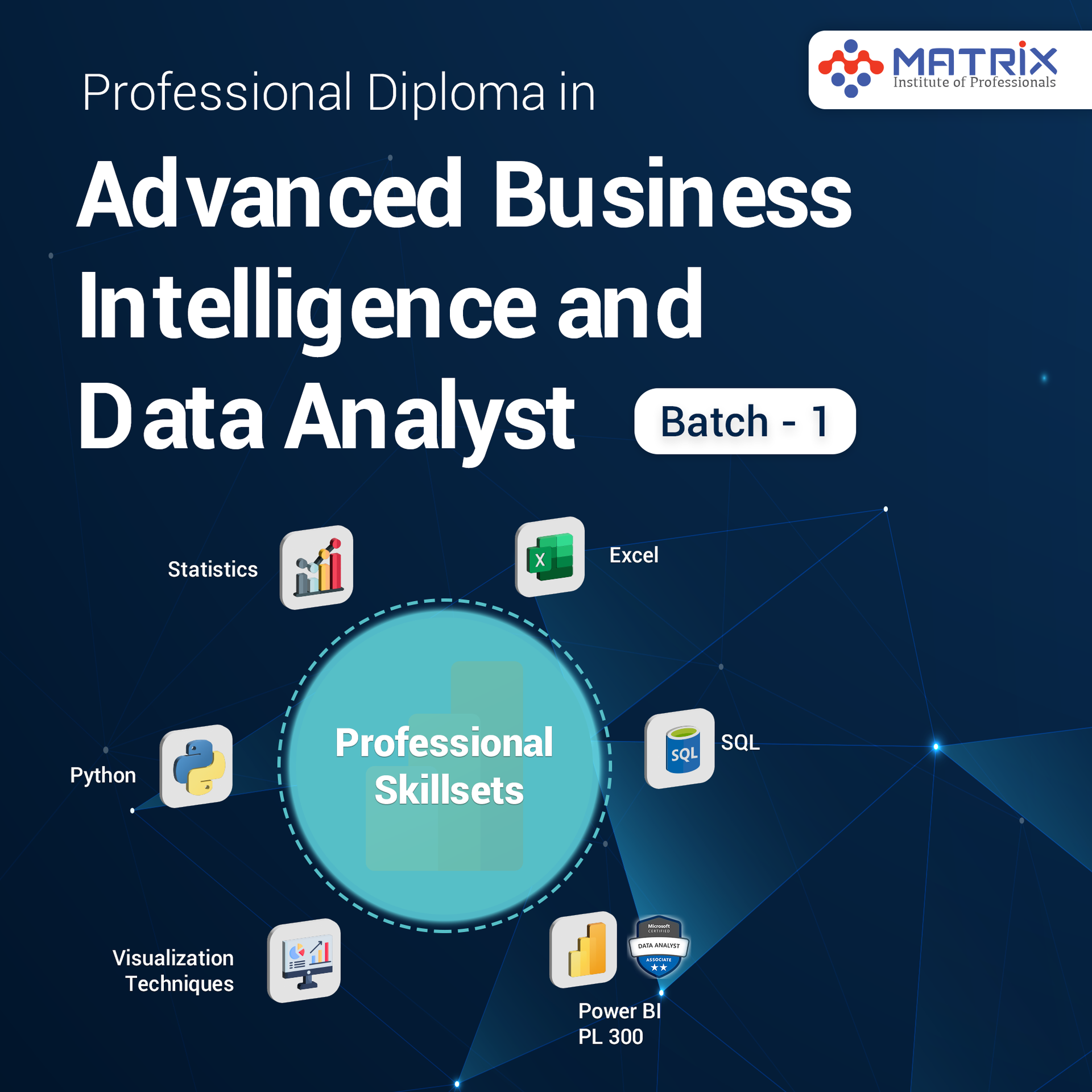 Professional Diploma in Advanced Business Intelligence and Data Analyst Batch-1