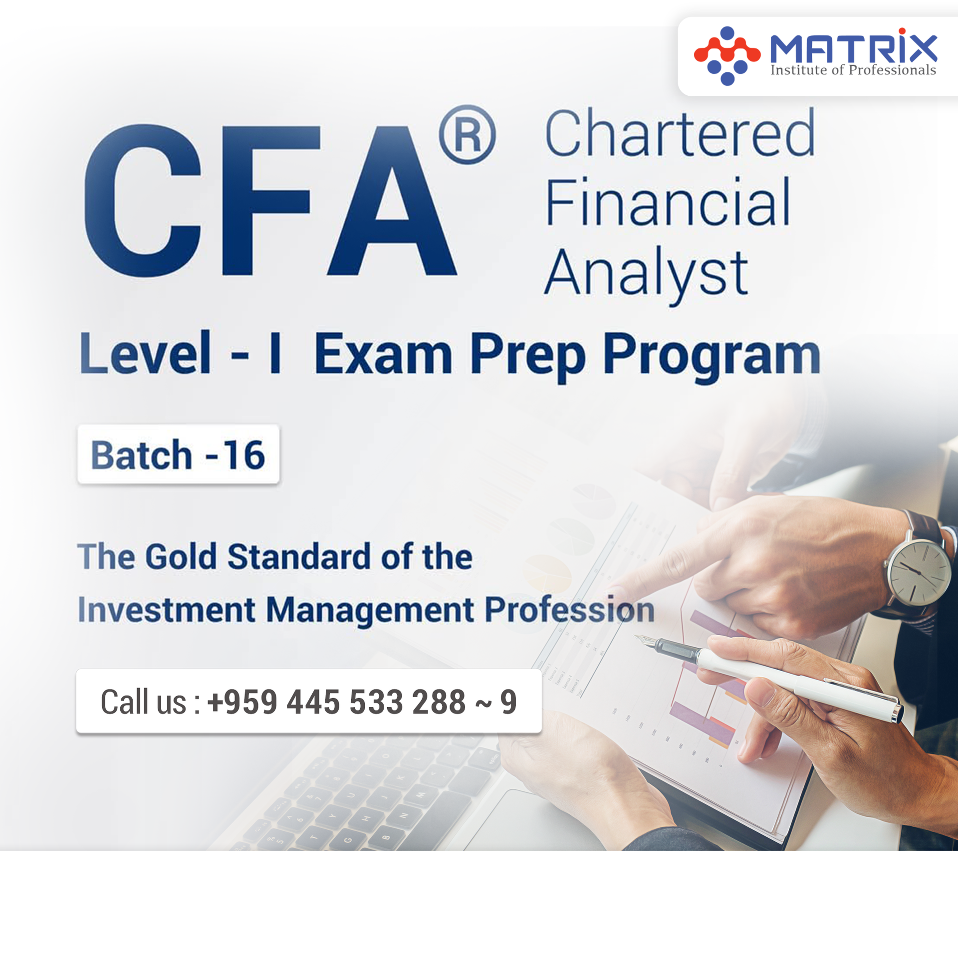 Chartered Financial Analyst Level-1, Batch-16